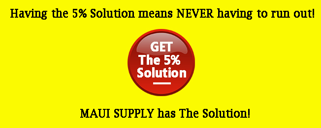 MAUI SUPPLY has the Restaurant and Hotel SOLUTION!
